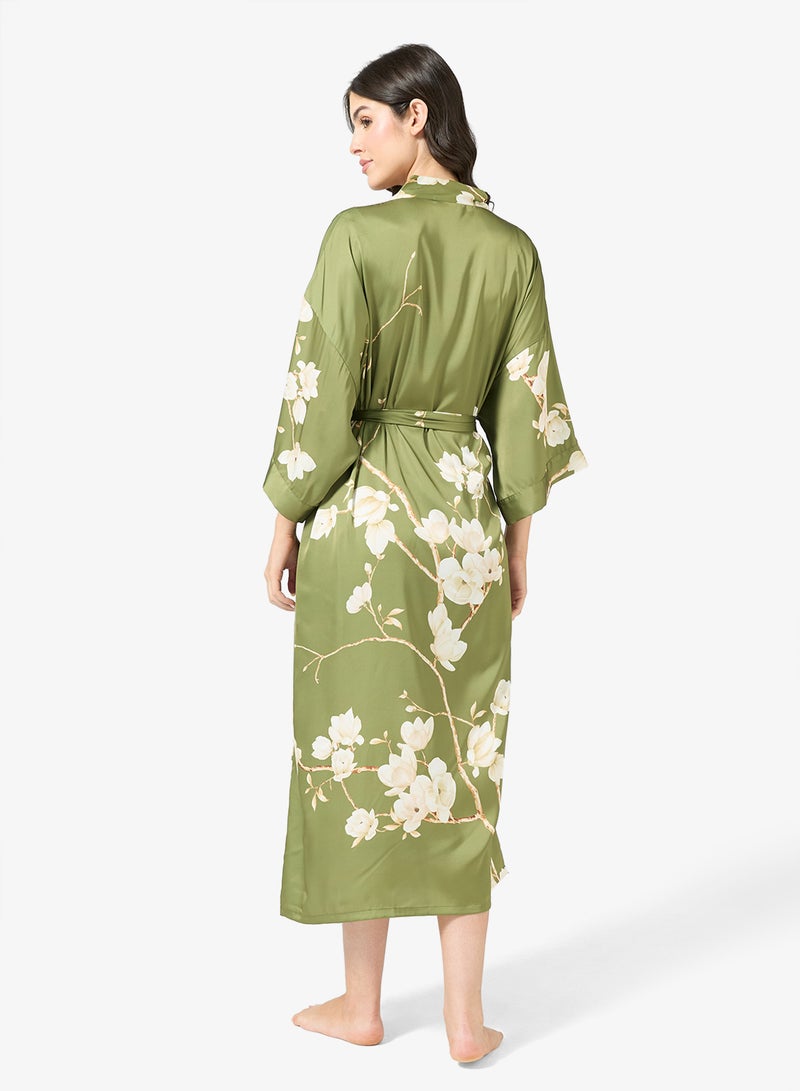 خزانة روب نوم بطبعة زهور - Image 2