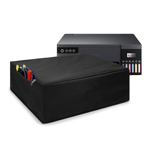 ALIFIYA Nylon Dust Proof Washable Printer Cover for Epson L8050 Single Function Ink Tank Printer - Black - Image 1