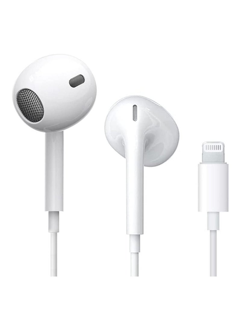 Generic Lightning Headphone Wired for iPhone 13 [Apple MFi Certified] Built-in Microphone & Volume Control, in-Ear Stereo Headset Compatible with iPhone 13 Mini/SE/12 Pro/12Pro Max/11/X/8 7-All iOS System  - Image 1