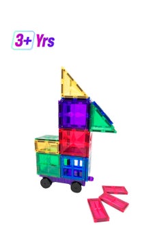 StarKids Magnetic Tiles Building Blocks Educational Open Ended Toys for Kids 29pcs set  - Image 1