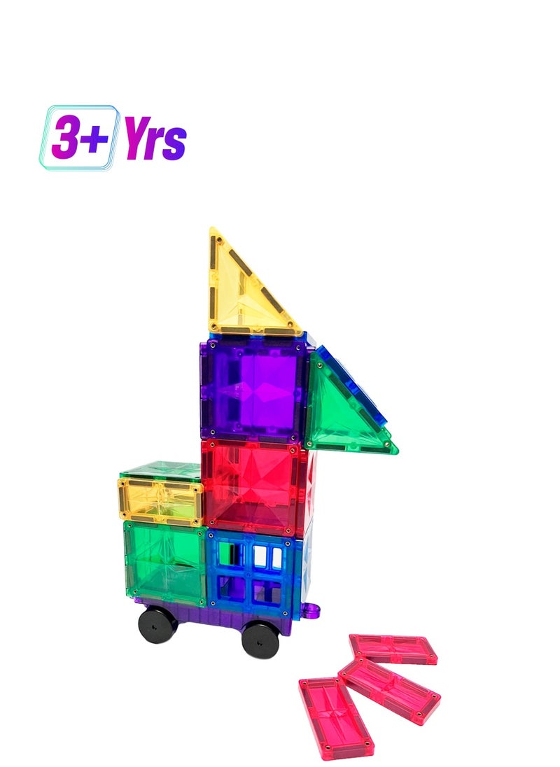 StarKids - Magnetic Tiles Building Blocks Educational Open Ended Toys for Kids 29pcs set - Image 1