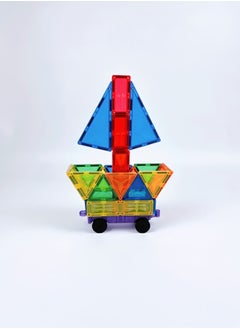StarKids Magnetic Tiles Building Blocks Educational Open Ended Toys for Kids 29pcs set  - Image 4