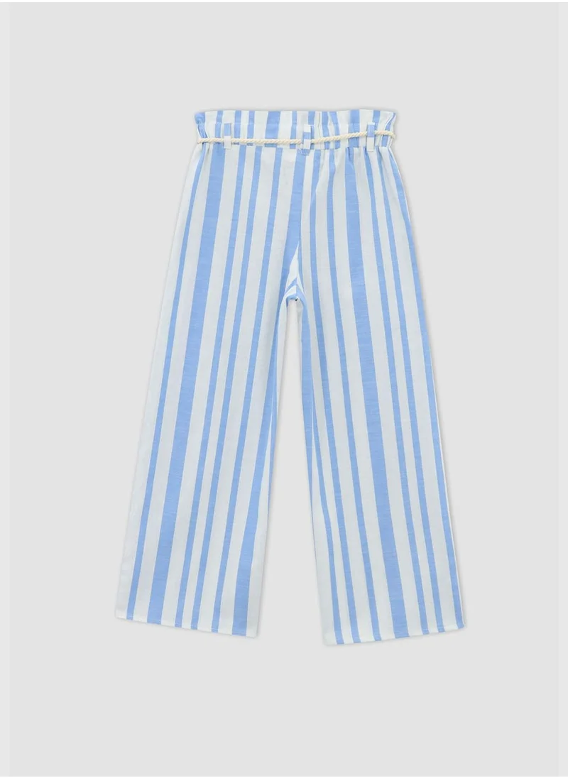 ديفاكتو Elasticated Waist Striped Culottes