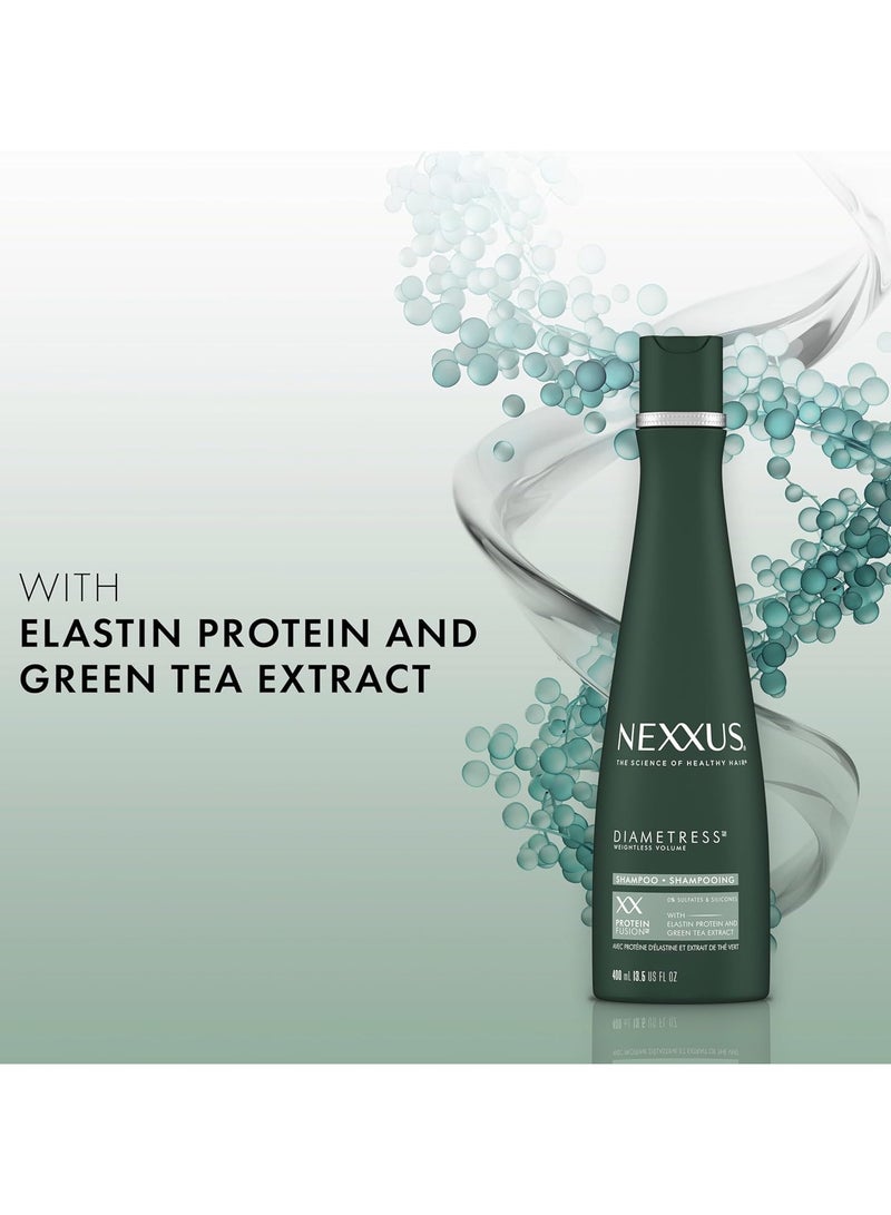 نيكزس شامبو وبلسم دياميتريس لوسيوس فوليوم مع مستخلص الشاي الأخضر، 400 مل - Image 3