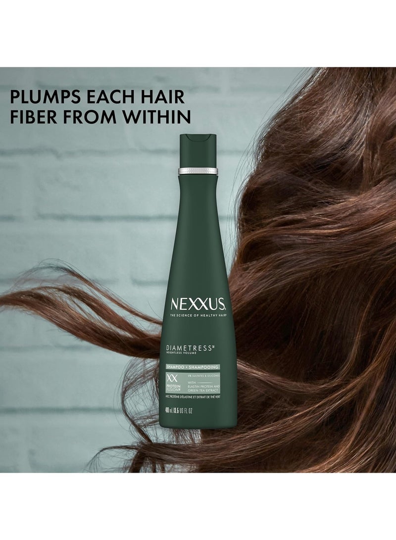 نيكزس شامبو وبلسم دياميتريس لوسيوس فوليوم مع مستخلص الشاي الأخضر، 400 مل - Image 4