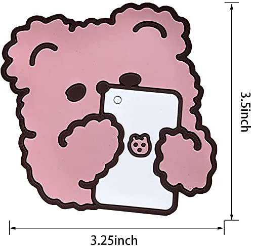 UNIQUE CART 4PCS Silicone Coasters Non Slip Cup Mat for Drinks,Funny Housewarming Gift,Cup Mat Pad for Home and Kitchen - Image 3