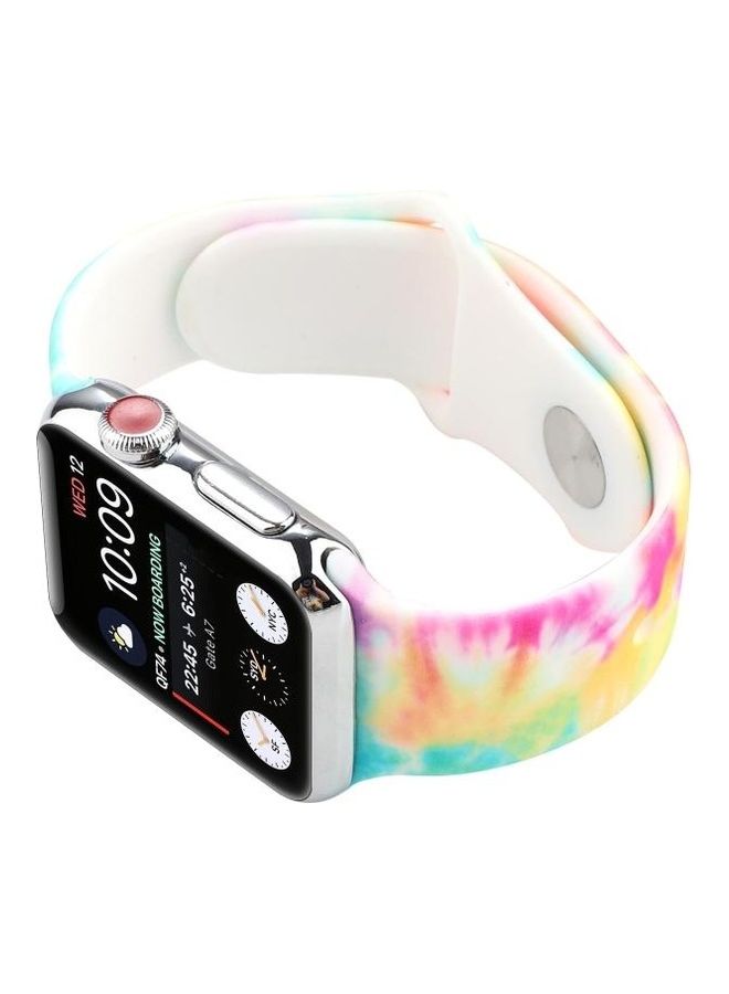 NIBEMINENT Replacement Watchband For Apple Watch Series 7 41mm/6 & SE 5 4 40mm/3 2 1 38mm Multicolour - Image 4