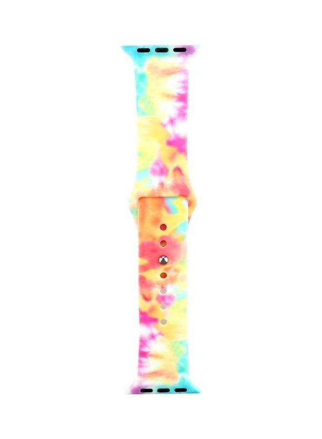 NIBEMINENT Replacement Watchband For Apple Watch Series 7 41mm/6 & SE 5 4 40mm/3 2 1 38mm Multicolour - Image 5