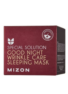 MIZON GOOD NIGHT WRINKLE CARE SLEEPING MASK, Overnight Facial Mask for Night Time Skin Repair, Moisturizing, Nourishing, Soften, Korean Skincare  - Image 2