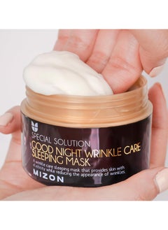MIZON GOOD NIGHT WRINKLE CARE SLEEPING MASK, Overnight Facial Mask for Night Time Skin Repair, Moisturizing, Nourishing, Soften, Korean Skincare  - Image 5