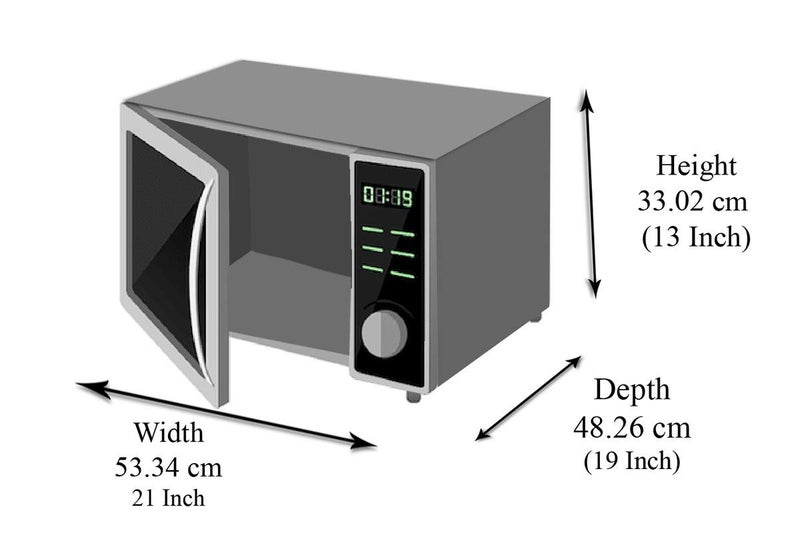 The Furnishing Tree The Furnishing Tree PVC Waterproof Microwave Oven Cover compatible for LG 32 L Convection MC3286BLT Sand Pattern Grey  - Image 4