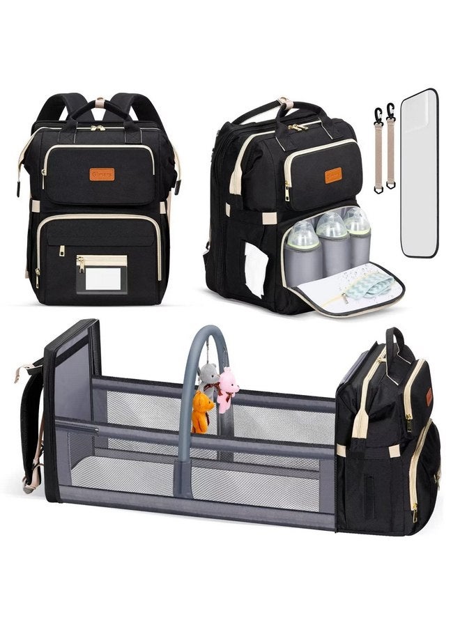 Gimars Gimars Diaper Bag Backpack with Unique Toy Hanging Rod, Larger Capacity 18 Pockets Upgraded 900D Oxford, Waterproof Baby Bags for Mom,Dad - Image 1