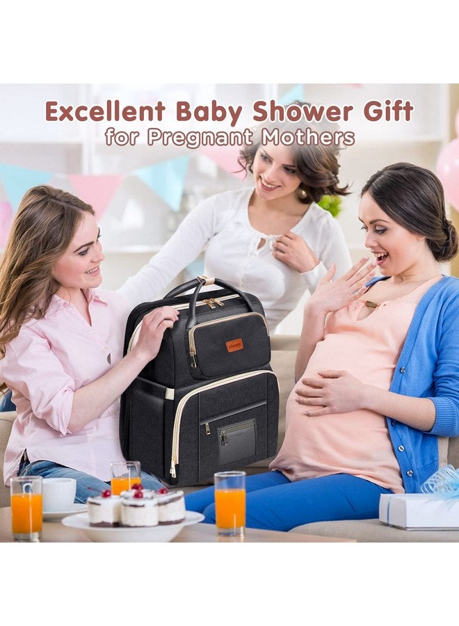 Gimars Gimars Diaper Bag Backpack with Unique Toy Hanging Rod, Larger Capacity 18 Pockets Upgraded 900D Oxford, Waterproof Baby Bags for Mom,Dad - Image 2