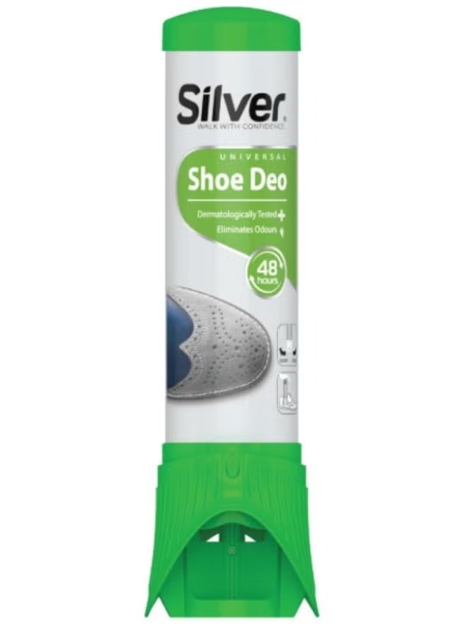 Silver Shoe deodorizer, instant freshness that lasts up to 48 hours, 100 ml. - Image 1