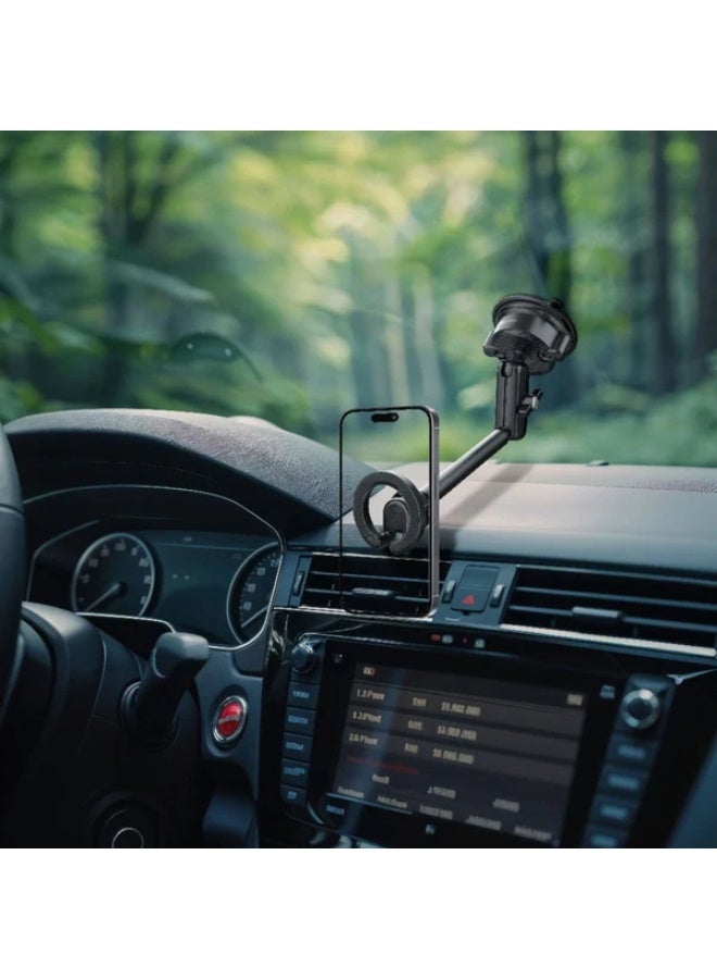 جرين ليون حامل الهاتف بالشفط GX-39 من Green Lion - أسود - Image 3