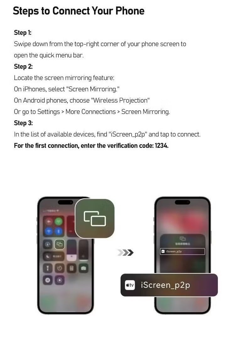2025 Magnetic Wireless Phone Selfie Monitor – 4" Bluetooth Vlog Screen with Real-Time Rear Camera Sync, Remote Control & Anti-Slip Silicone Gel + ABS Magnetic Mount – Compatible with iPhone & Android for Pro Selfies, YouTube, TikTok (White) - Image 4