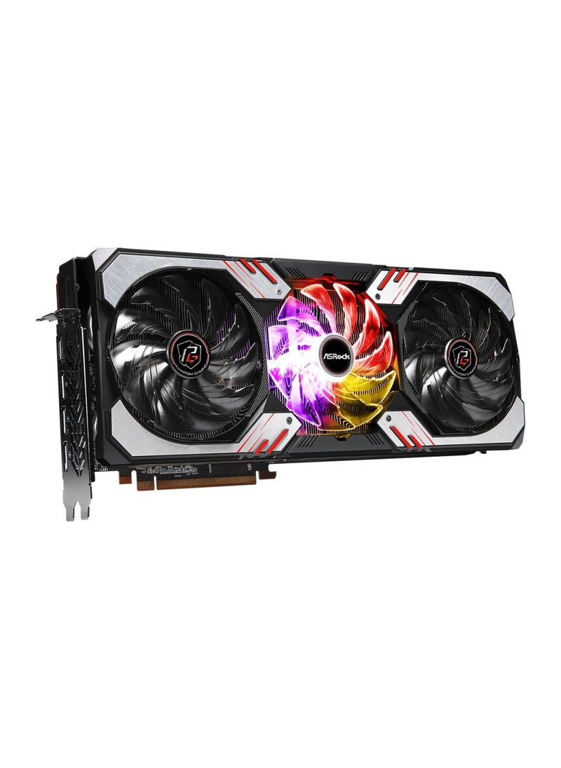ASRock - Radeon RX 6800 XT Phantom Gaming D 16G OC Graphics Card 90-GA28ZZ-00UANF - Image 1