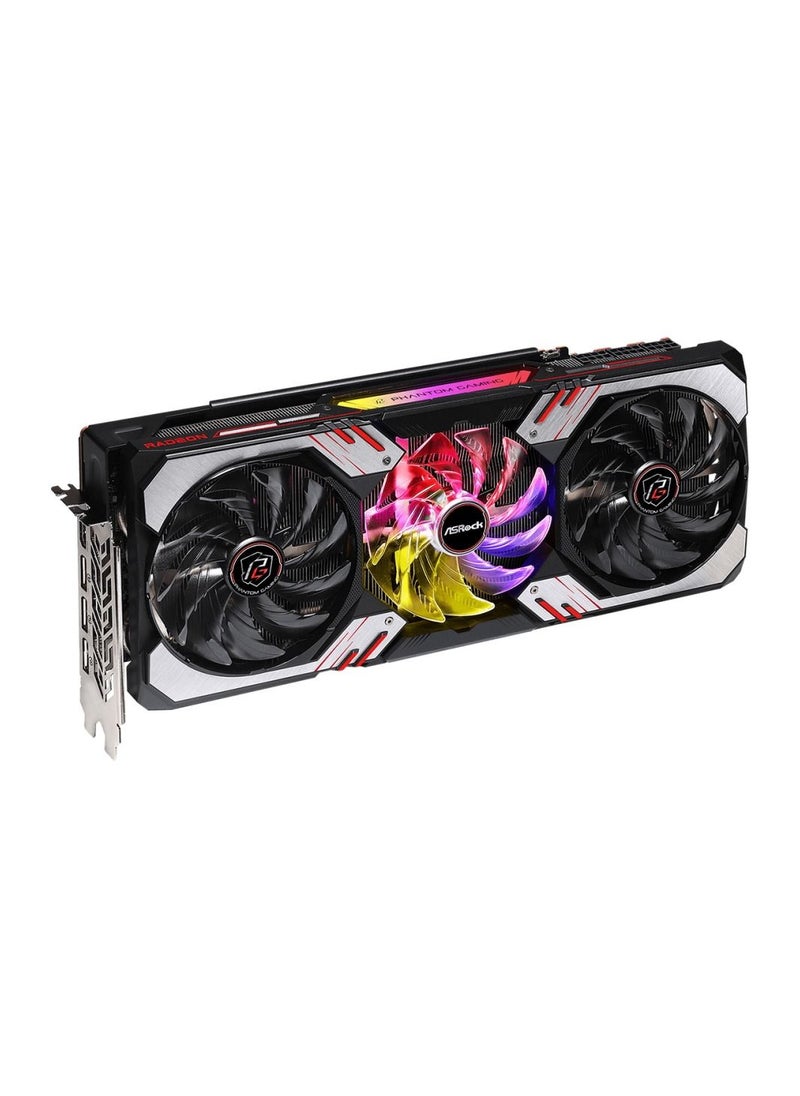 ASRock - Radeon RX 6800 XT Phantom Gaming D 16G OC Graphics Card 90-GA28ZZ-00UANF - Image 1