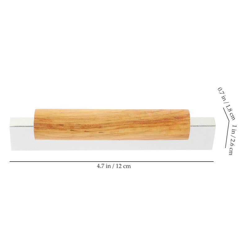 Matte Silver Solid Wood Cabinet Handles 96mm Hole Spacing Aluminum Base Drawer Pulls - Image 3
