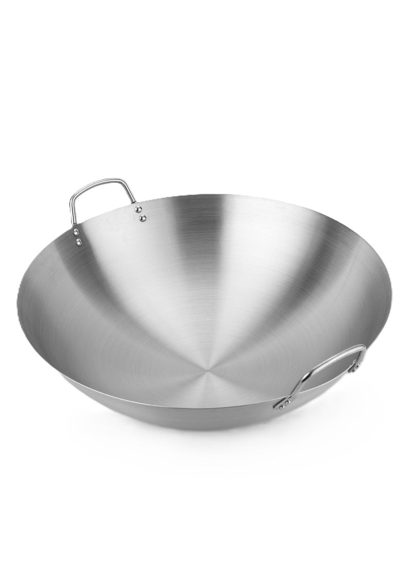 Generic - Stainless steel frying pan with two handles Available in several sizes - Image 1