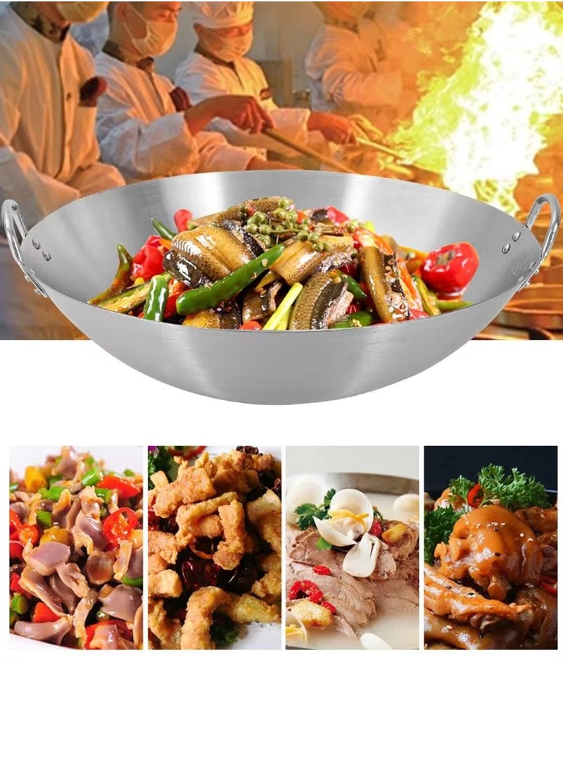 Generic - Stainless steel frying pan with two handles Available in several sizes - Image 1