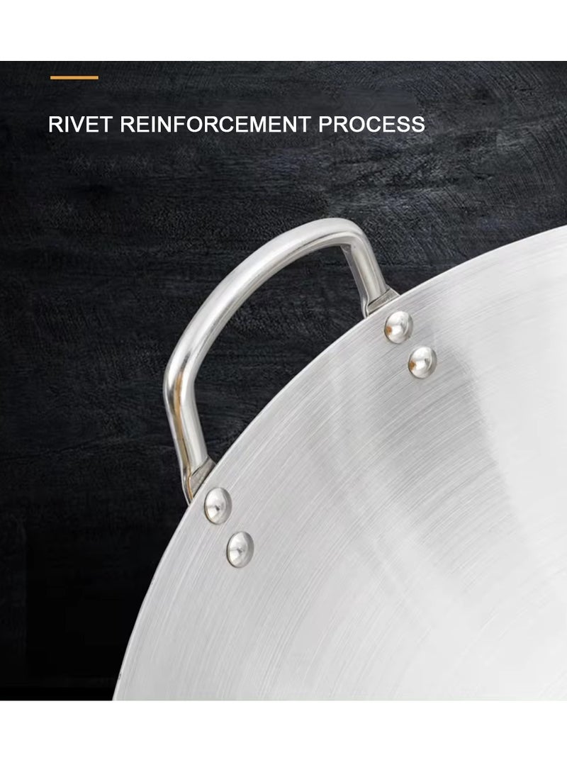 Generic - Stainless steel frying pan with two handles Available in several sizes - Image 1