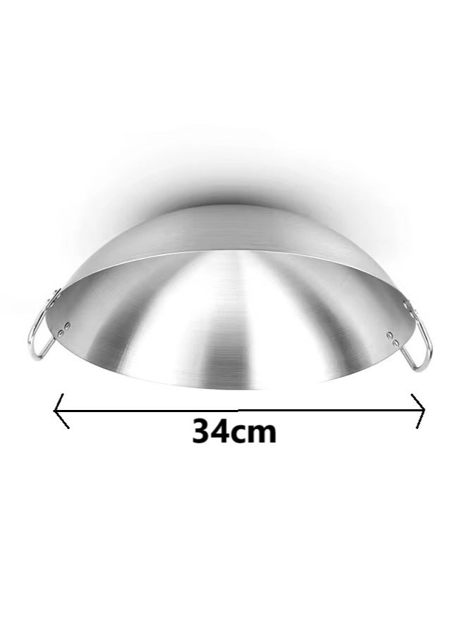 Generic - Stainless steel frying pan with two handles Available in several sizes - Image 1