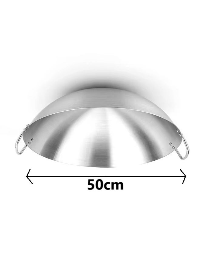 Generic - Stainless steel frying pan with two handles Available in several sizes - Image 1