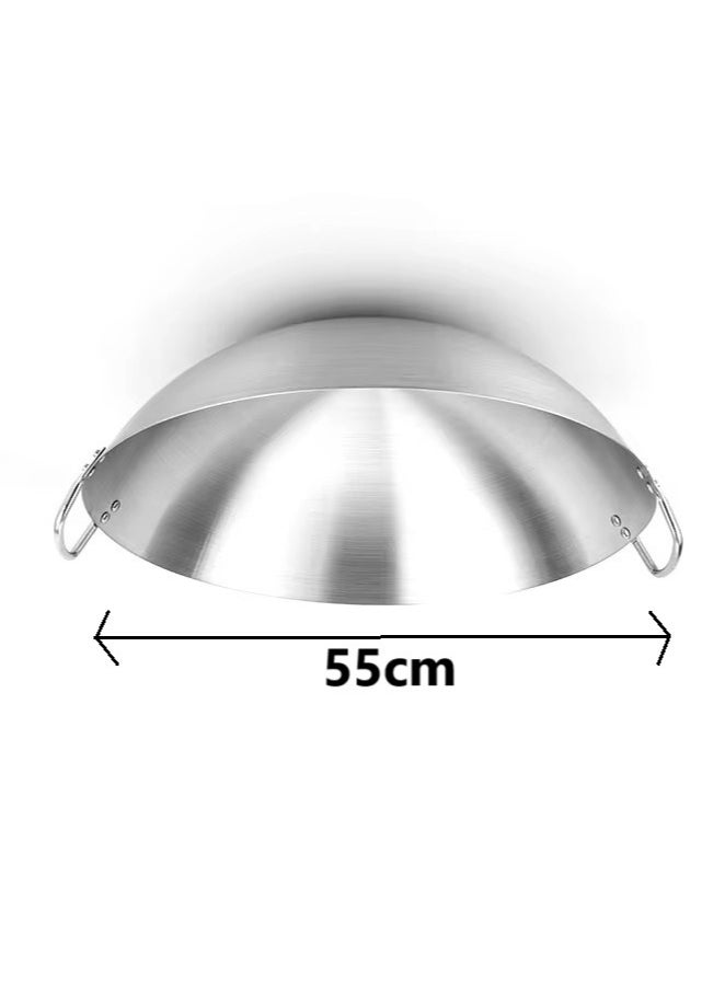 Generic - Stainless steel frying pan with two handles Available in several sizes - Image 1