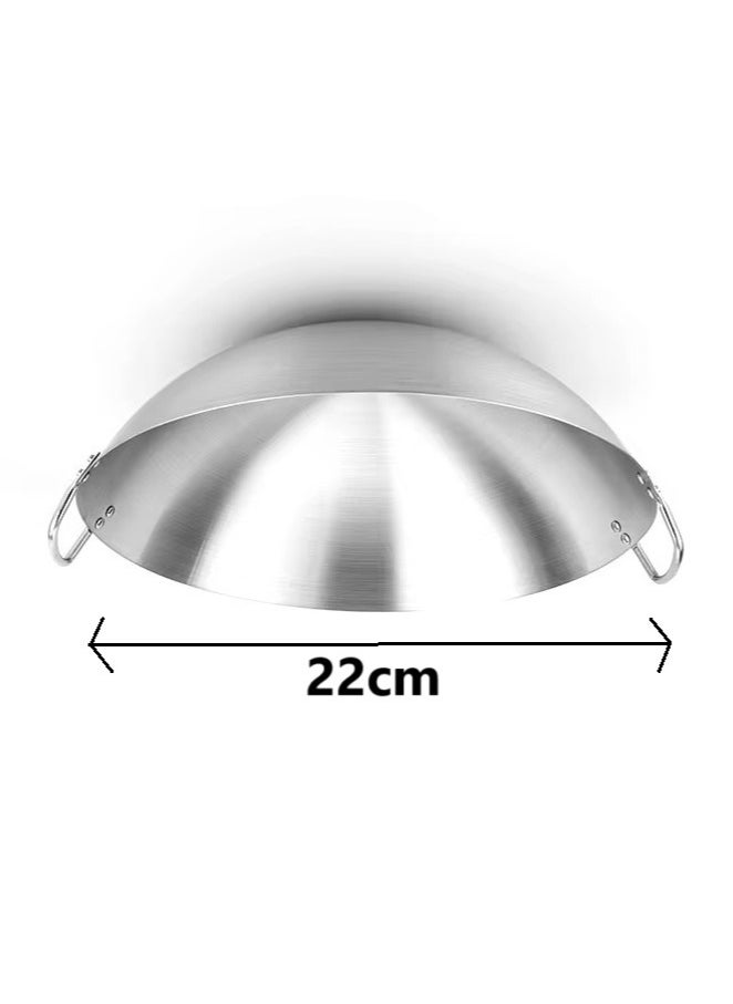 Generic - Stainless steel frying pan with two handles Available in several sizes - Image 1