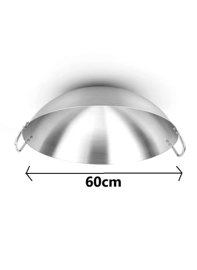 Generic - Stainless steel frying pan with two handles Available in several sizes - Image 1