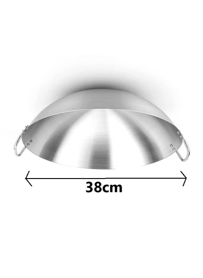 Generic - Stainless steel frying pan with two handles Available in several sizes - Image 1