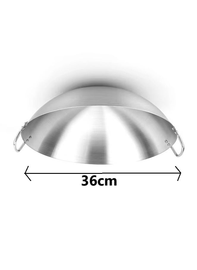 Generic - Stainless steel frying pan with two handles Available in several sizes - Image 1
