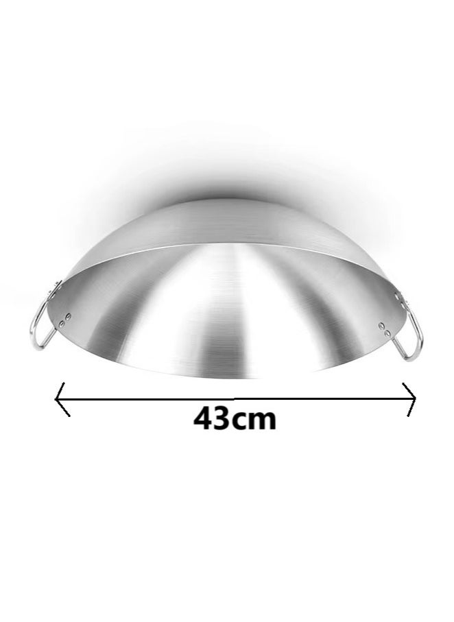 Generic - Stainless steel frying pan with two handles Available in several sizes - Image 1