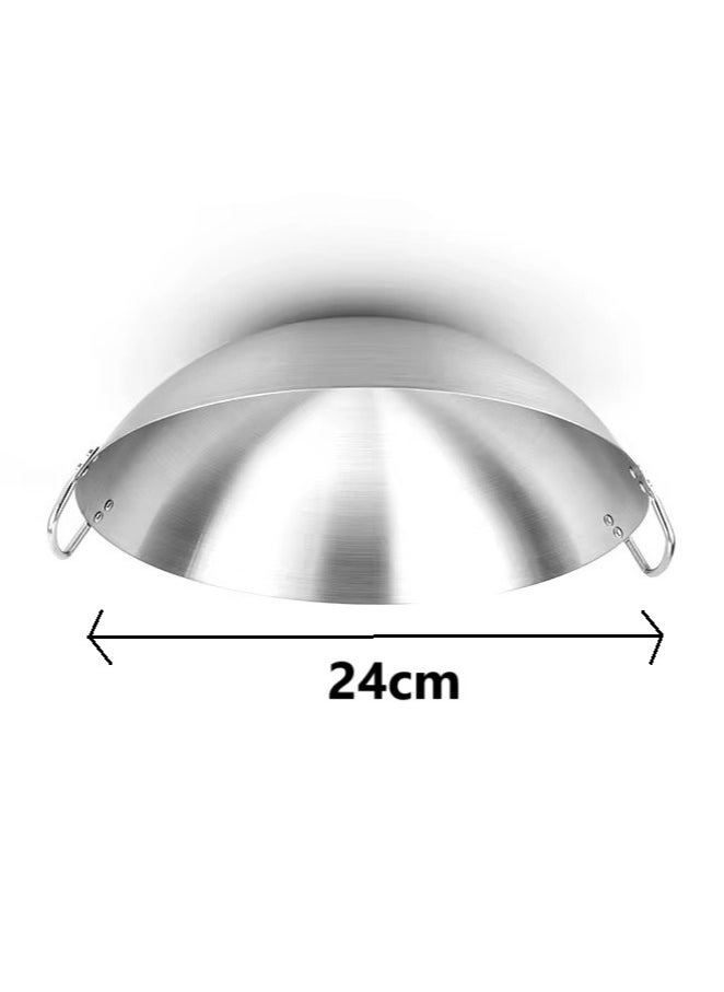 Generic - Stainless steel frying pan with two handles Available in several sizes - Image 1