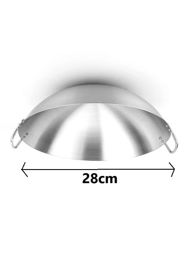 Generic - Stainless steel frying pan with two handles Available in several sizes - Image 1