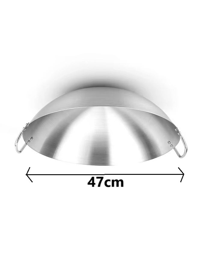 Generic - Stainless steel frying pan with two handles Available in several sizes - Image 1