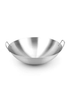 Stainless steel frying pan with two handles Available in several sizes