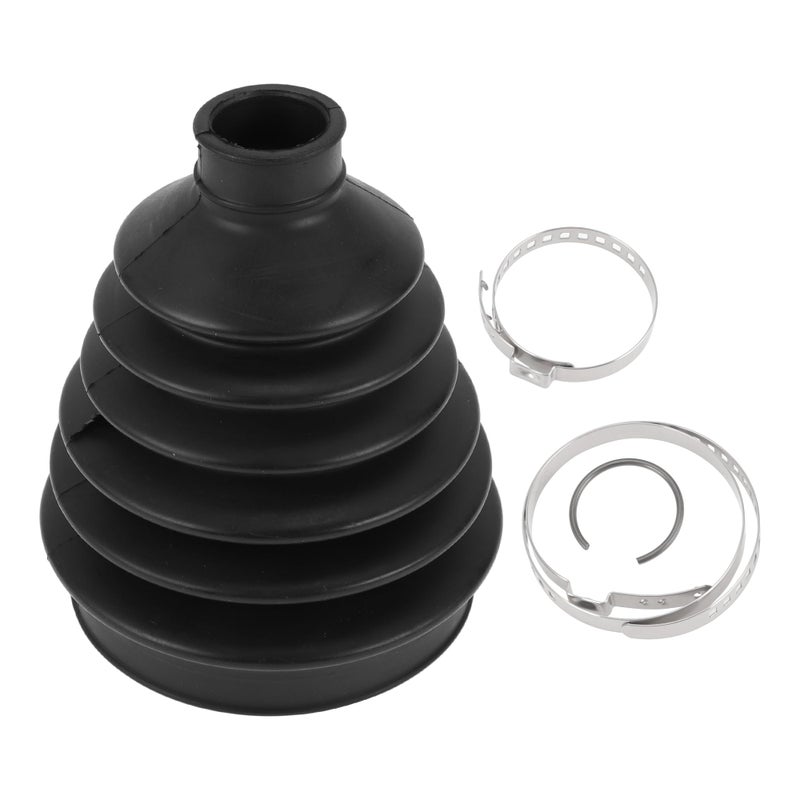 HEROFFIX 1 Set CV Joint Boot Kit for Nissan Pathfinder 20142020 Outer Constant Velocity Joint Boot WClamps NoC9241EA000 Black Rubber