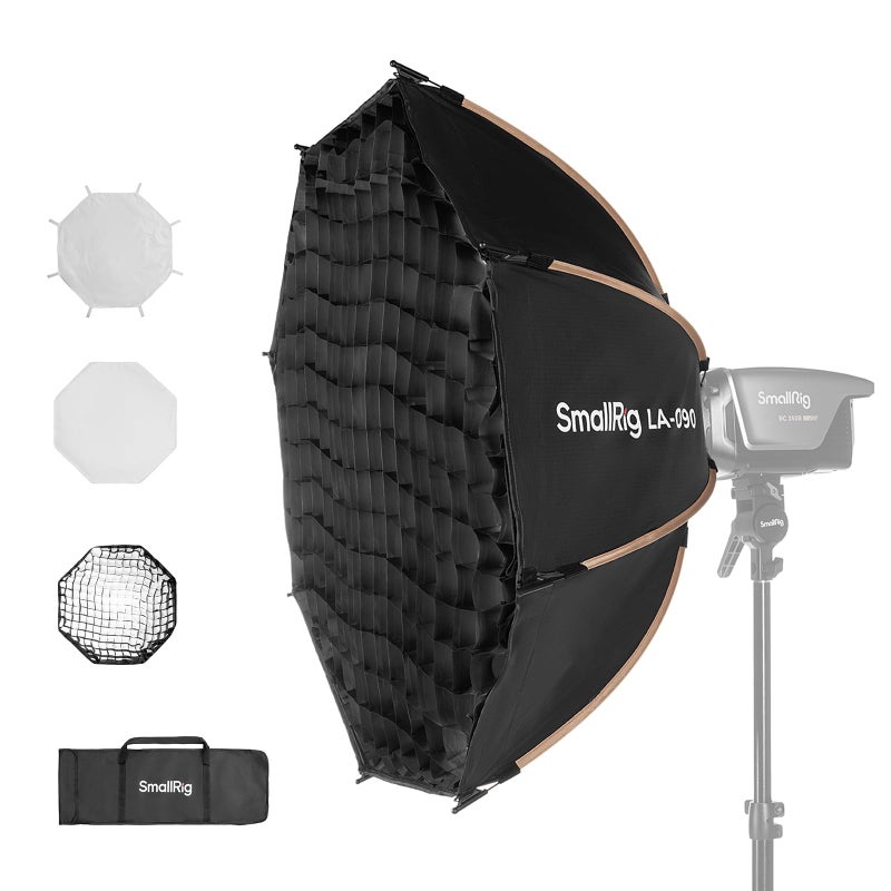 SmallRig 3590cm Softbox LAO90 Quick Release Octagon Soft Box for Bowens Mount COB Lights for SMALLRIG for Neewer for Aputure for Godox