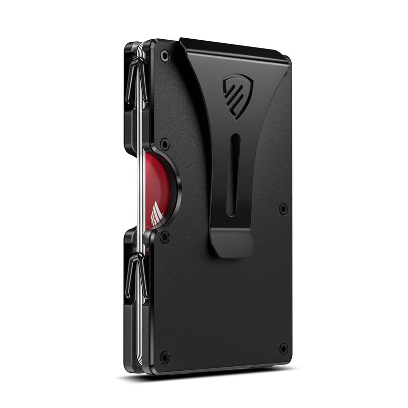 RUNBOX Slim Wallet for Men - RFID Blocking Metal Card Holder with Money Clip,Minimalist Thin Front Pocket Wallet, Holds 15 Cards,Gifts for Men,Men's Accessories - Image 1