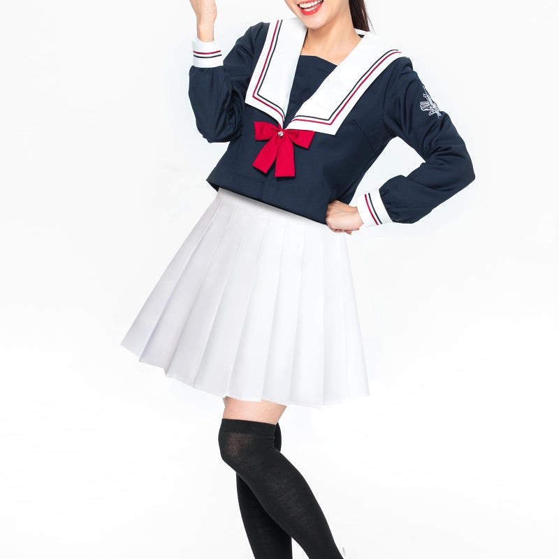 Rbenxia Womens Girl High Waisted Pleated Skirt A-Line Mini Skirt School Uniform Skater Tennis Skirts with Lining Shorts (White, Medium) - Image 3
