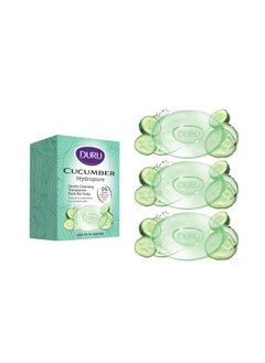 Cucumber Glycerin Bar Soap Cleansing Bar Moisturizing Sensitive Skin - Vegan Transparent Paraben Free Alcohol Free Silicone Free Phthalete Free Gluten Free Body Wash - 3 Pack