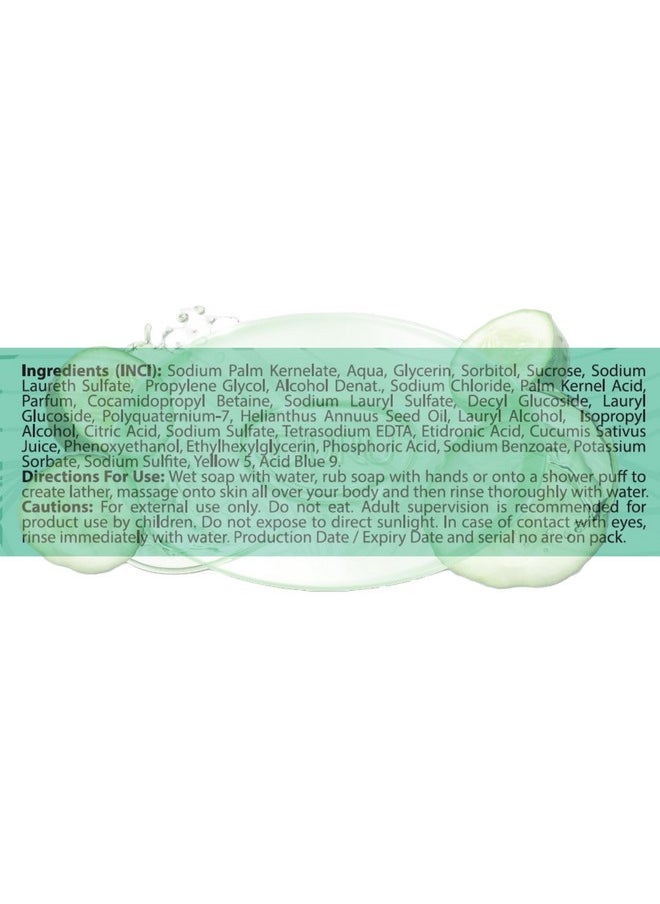 Duru - Cucumber Glycerin Bar Soap Cleansing Bar Moisturizing Sensitive Skin - Vegan Transparent Paraben Free Alcohol Free Silicone Free Phthalete Free Gluten Free Body Wash - 3 Pack - Image 1