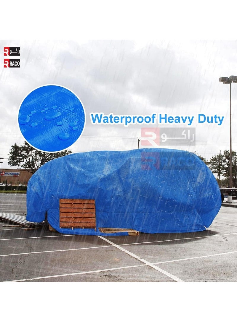 RACO Multipurpose Tarpaulin Sheet in Blue Color  - Image 2