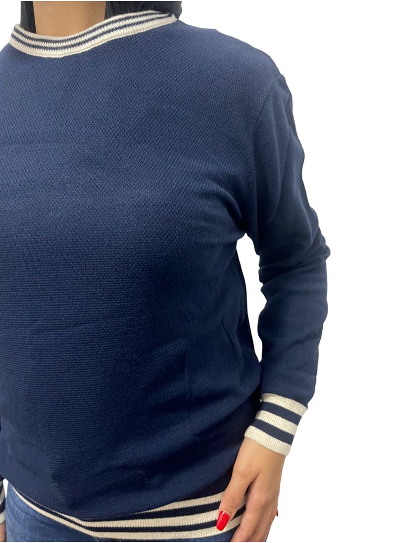 ماركة غير محددة - تيشرت حريمى ازرق صنع في تركيا - Image 1