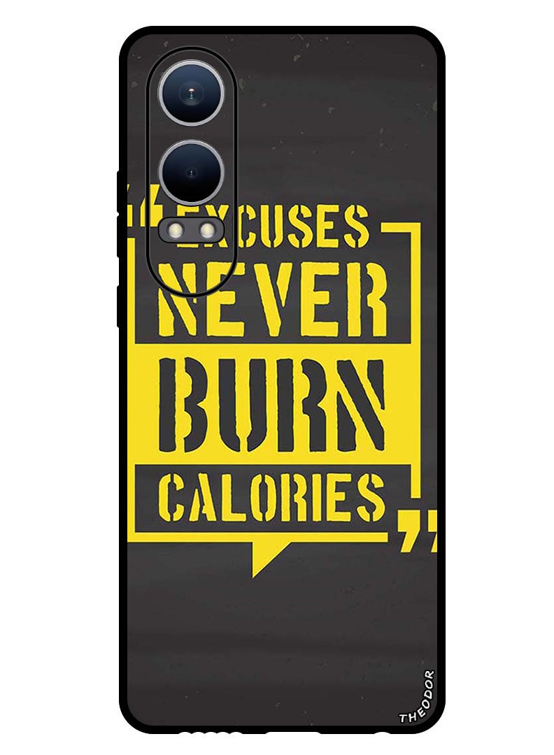 Theodor Protective Case Anti Scratch Shock Proof Bumper Cover For OnePlus Nord CE4 Lite Excuses Never - Image 1