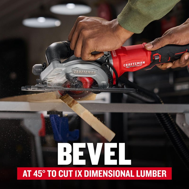 CRAFTSMAN V20 4-1/2 Inch Cordless Circular Saw, Bare Tool Only (CMCS405B) - Image 4