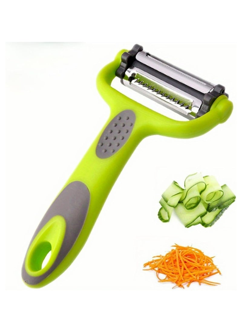 Oasisgalore - 3-in-1 Vegetable and Fruit Peeler, Carrot & Potato Peeler - Image 1