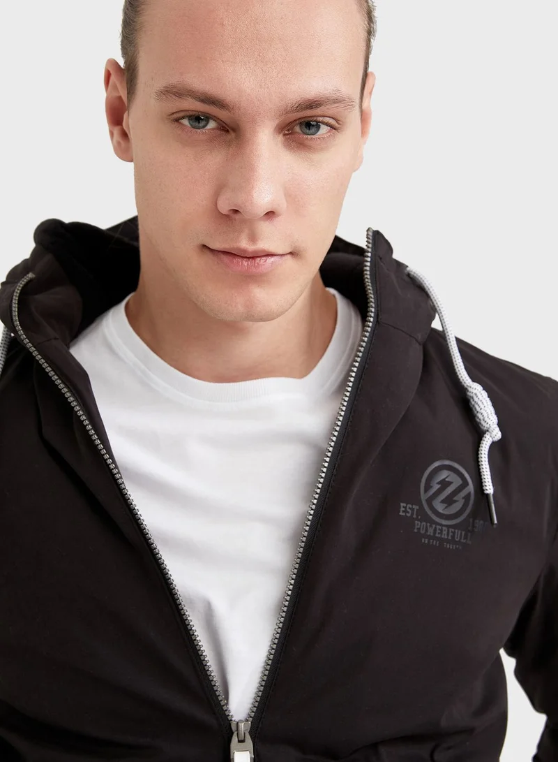 DeFacto Essential Hooded Jacket